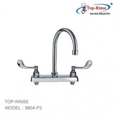 9804-P3 ก๊อกน้ำคู่ปล้อง Double Workboard Faucet Top Rinse