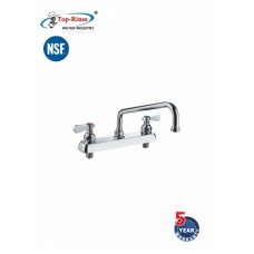 9810-06 Deck-Mounting Workboard Faucet with Swing Nozzle TOP RINSE