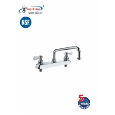 9810-10 Deck-Mounting Workboard Faucet With Swing Nozzle TOP RINSE