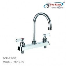 9810-P5  ก๊อกน้ำบอร์ดคู่ Double workboard faucet Top Rinse