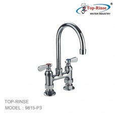 9815-P3 ก๊อกน้ำคู่ปล้อง Double Pantry Faucet Top Rinse