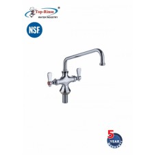 9816-10 Single Hole Faucet with Swing Nozzle TOP RINSE
