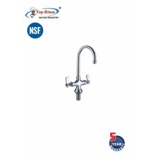 9816-P3 Single Hole Faucet with Swivel Gooseneck TOP RINSE