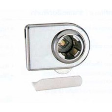 A-621-25 กุญแจตู้กระจกแบบเจาะ บานเดี่ยว Glass Door Lock 
