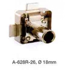 A-628R-26 กุญแจล็อคลิ้นชักด้านขวาแบบ 2 ทิศทาง ขนาด 18 มม. Two-Way Lock