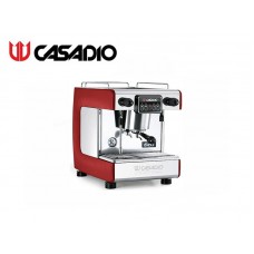CAS1-DIECI S/1 RED-SEMI-AUTO COFFEE MACHINE 1 GROUP {WITH 3xSTEEL BAR} {INCLUDE W/R} RED-CASADIO
