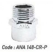 ANA 148-CR-P  ข้อต่อตรง ผม.หกเหลี่ยม Size 1/2"