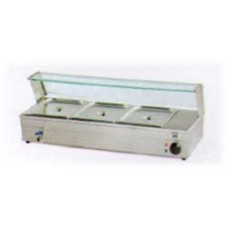 BM-3  Bain marie 3 X GN 1/2 with guard LKK เครื่องอุ่นอาหาร