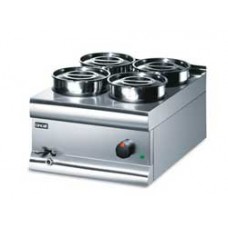 BS4W  Bain marie with 4 stainless steel round pot & lids [wet heat] LINCAT เครื่องอุ่นอาหารไฟฟ้า