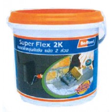 BesBond Super Flex 2k ซีเมนต์ยืดหยุ่นทากันซึมชนิด 2 ส่วน BESBOND