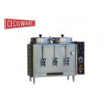 CEC1-CL100N/3 PH-AUTO COFFEE URN - TWIN 3 GALLON URNS , 380 V 7000 W-CECILWARE