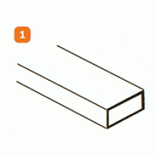 DAS 1/2-060 แป๊บเหล็กสี่เหลี่ยม 1/2"x1" ชุบโครเมี่ยม ยาว 60 ซม.