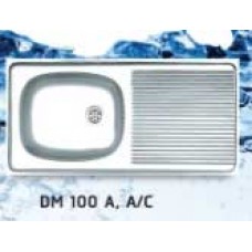 DM 100 A, A/C  ซิ้งค์สแตนเลส ขนาดซิ้งค์ 100x50cm. ตราเพชร