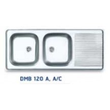 DMB 120 A, A/C  ซิ้งค์สแตนเลส ขนาดซิ้งค์ 120x50cm. ตราเพชร