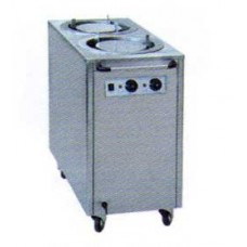 DR-2  Electric Plate Warmer Cart (2 Holder) JUSTA รถเข็นอุ่นจานไฟฟ้า