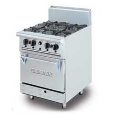 DRO4L Gas 4 burners with oven BERJAYA เตาแก๊ส4หัว