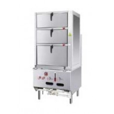 DSGSS-3  เตานึ่งอาหารเเบบใช้เเก๊ส 3 ชั้น Gas 3 Drawer Steamer PRIMO