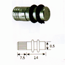 FBS016L  ปุ่มรับชั้นตัวเมียพร้อมยางโอริง