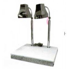 HLCS2-SSGW   Carving Station NTSMART โคมไฟอุ่นอาหาร2หัวพร้อมฐาน