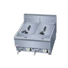 JUS-TRC-2 เตาทอดเเบบใช้เเก๊ส 2 ตะกร้า Gas Fryer (2 tank)  JUSTA