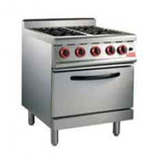 JZH-RQ-4  GAS RANGE 4 BURNER WITH OVEN JUSTA เตาแก๊ส2หัว