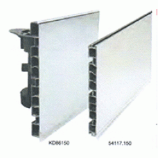 KD86100  แผ่นหน้าอลูมิเนียม ตกแต่งฐานชุดครัว ขนาด 100x4000 mm. Kangaroo