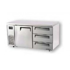 KUF15-3D-3  ตู้เเช่เย็น-เเช่เเข็งเเบบลิ้นชักวางใต้เคาน์เตอร์  Drawer Refrigerator TURBO AIR