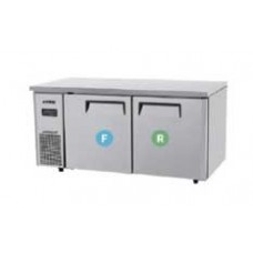 KURF15-2  ตู้เเช่เย็น-เเช่เเข็งเเบบวางใต้เคาน์เตอร์ Chiller and Freezer Under Counter TURBO AIR