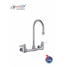 M98E-502SG03 ก๊อกน้ำคู่ปล้อง Mounted Faucet with Swivel Gooseneck TOP RINSE 