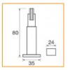 MDH-007กันชนประตูยี่ห้อ Mature Lock