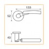 MSL-006 มือจับก้านโยกยี่ห้อ Mature Lock