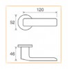 MSL-009 มือจับก้านโยกยี่ห้อ Mature Lock