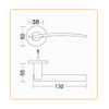 MSL-827 มือจับก้านโยกยี่ห้อ Mature Lock