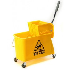 MT-20L ถังบีบไม้ม๊อบ Portable-type Wringer Trolley (Single Bucket)
