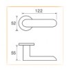 MTL-922 มือจับก้านโยกยี่ห้อ Mature Lock