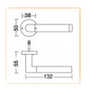 MTL-929 มือจับก้านโยกยี่ห้อ Mature Lock