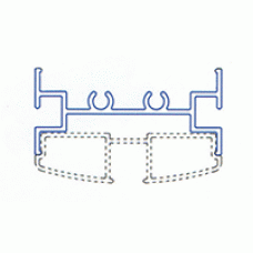 PT10-03 เฟรมต่อโครงไม้ (Center beam) อลูมิเนียมโปรไฟล์และอุปกรณ์ Aluminium Profile & Accessories