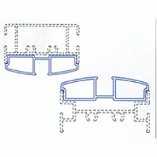 PT10-05 เฟรมรับกระจกนูน (Arc glass) อลูมิเนียมโปรไฟล์และอุปกรณ์ Aluminium Profile & Accessories