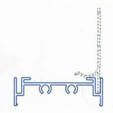 PT10-06 เฟรมต่อโครงไม้ต่อกล่องไฟ (Bottom grider) อลูมิเนียมโปรไฟล์และอุปกรณ์ Aluminium Profile & Accessories