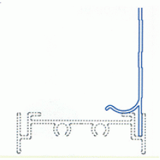 PT10-07 ฝาปิดกล่องไฟ (Dull wire cover) อลูมิเนียมโปรไฟล์และอุปกรณ์ Aluminium Profile & Accessories