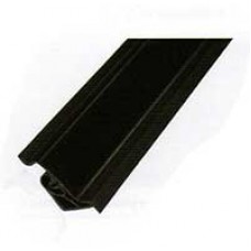 PW-01-BLACK  บัวกันน้ำ พีวีซี ขนาด 5 เมตร Pvc Wall seal profile