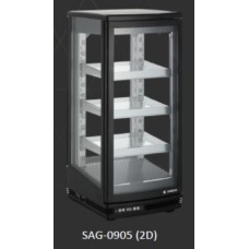 SAG-0905(2D) ตู้แช่โชว์เค้กพร้อมกระจก 4 ด้าน ความจุ 93/84L SANDEN 