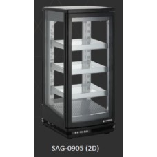 SAG-0905(2D) ตู้แช่โชว์เค้กพร้อมกระจก 4 ด้าน ความจุ 93/84L SANDEN 