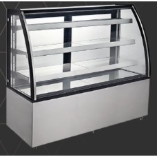 SCR-1820 ตู้โชว์เค้กกระจกด้านแบบสองชั้น CAKE SHOWCASE (CURVE GLASS) ความจุ 650/600L SANDEN 