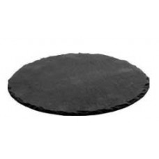 SLR-35  แผ่นหินรองแก้ว ROUND SLATE PLATTERS  SUNNEX