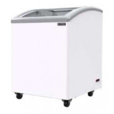 SNC-0145  ตู้แช่แข็งฝากระจกโค้ง CURVED GLASS FREEZER ความจุ 142L  SANDEN 