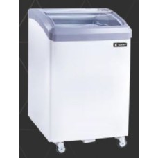 SNC-0155X  ตู้แช่แข็งกระจกฝาโค้ง Curved Glass Freezer ความจุ 164/109L SANDEN 