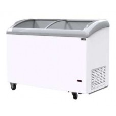 SNC-0435  ตู้แช่แข็งกระจกฝาโค้ง Curved Glass Freezer ความจุ 14.8 คิว  SANDEN 