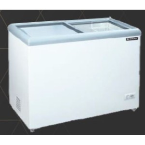 SNG-0405X ตู้แช่แข็ง FLAT GLASS FREEZER ความจุ 301/292L SANDEN 