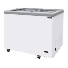 SNG-0305  ตู้แช่แข็งฝากระจกเรียบ บานเลื่อน FLAT GLASS FREEZER ความจุ 300L  SANDEN 